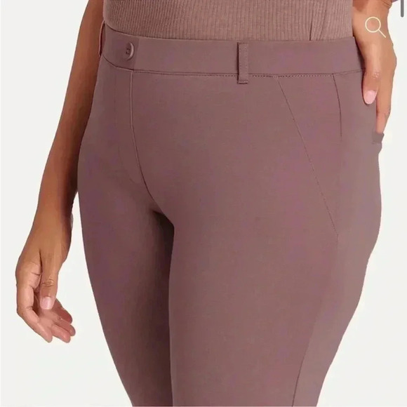 Betabrand Boot Cut Two-Pocket Dress Pant Yoga Pants in Auburn Brown M - Picture 2 of 14